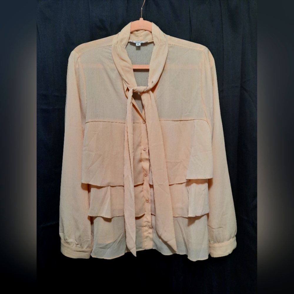 Womens ruffled blouse